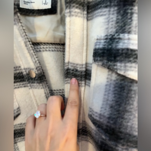 A&F plaid shirt jacket - Picture 6 of 6